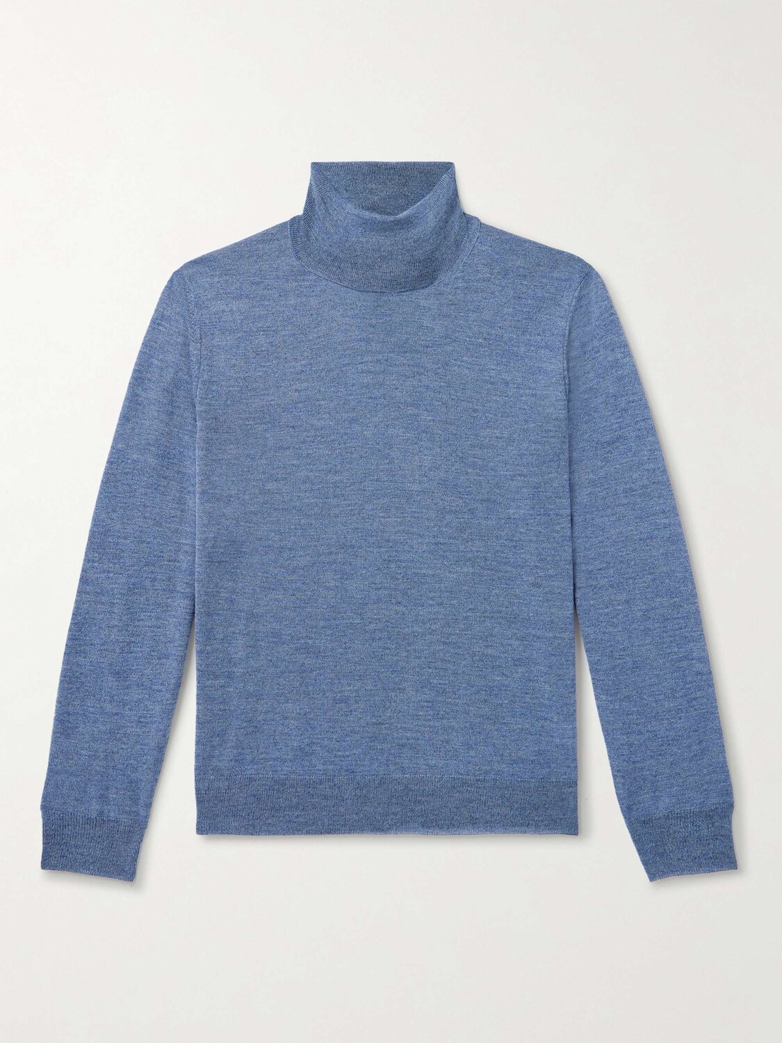 

Свитер Slim-Fit из мериносовой шерсти с высоким воротником CANALI, черный