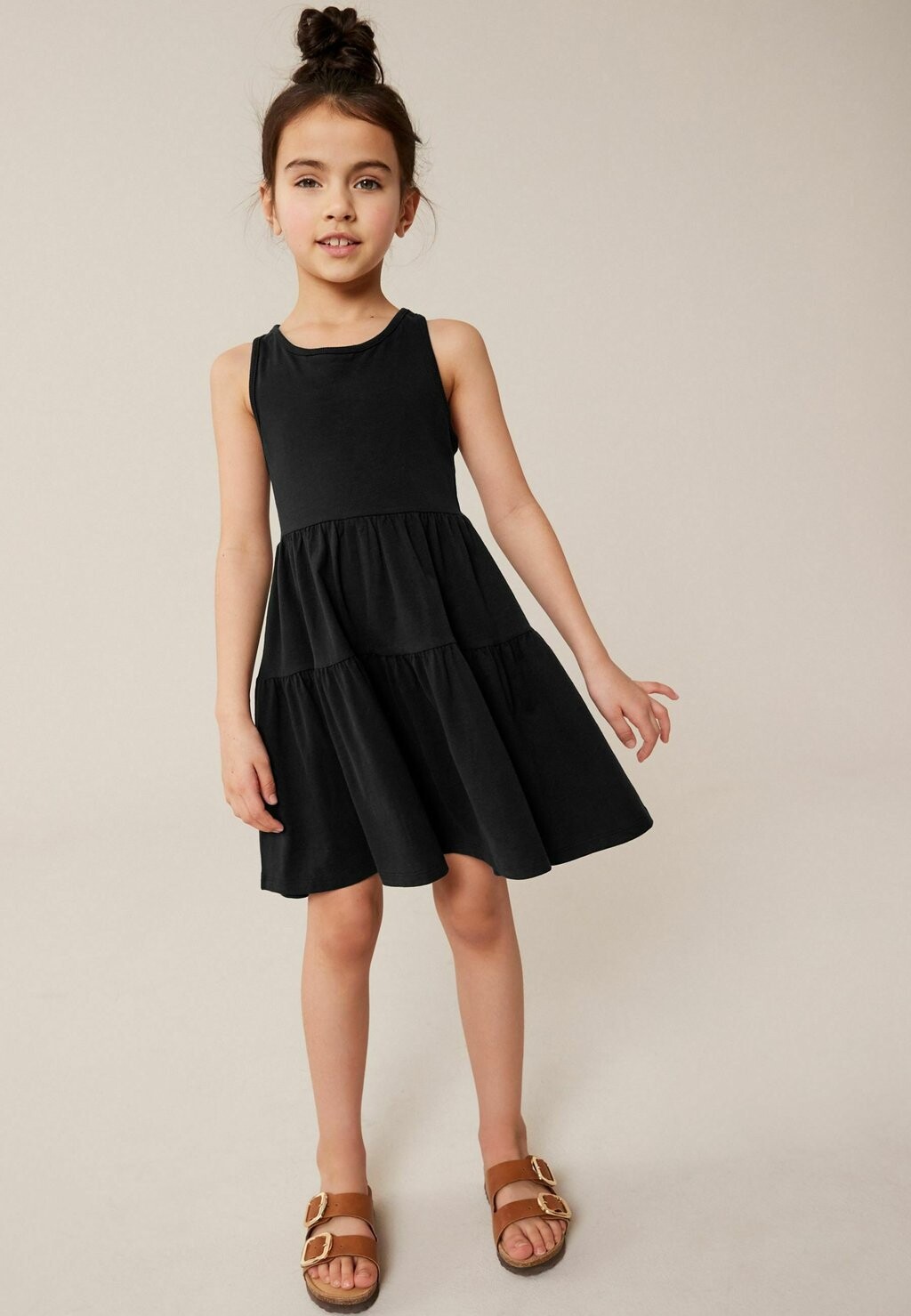 

Платье из джерси BACK DETAIL TIERED REGULAR FIT Next, цвет black