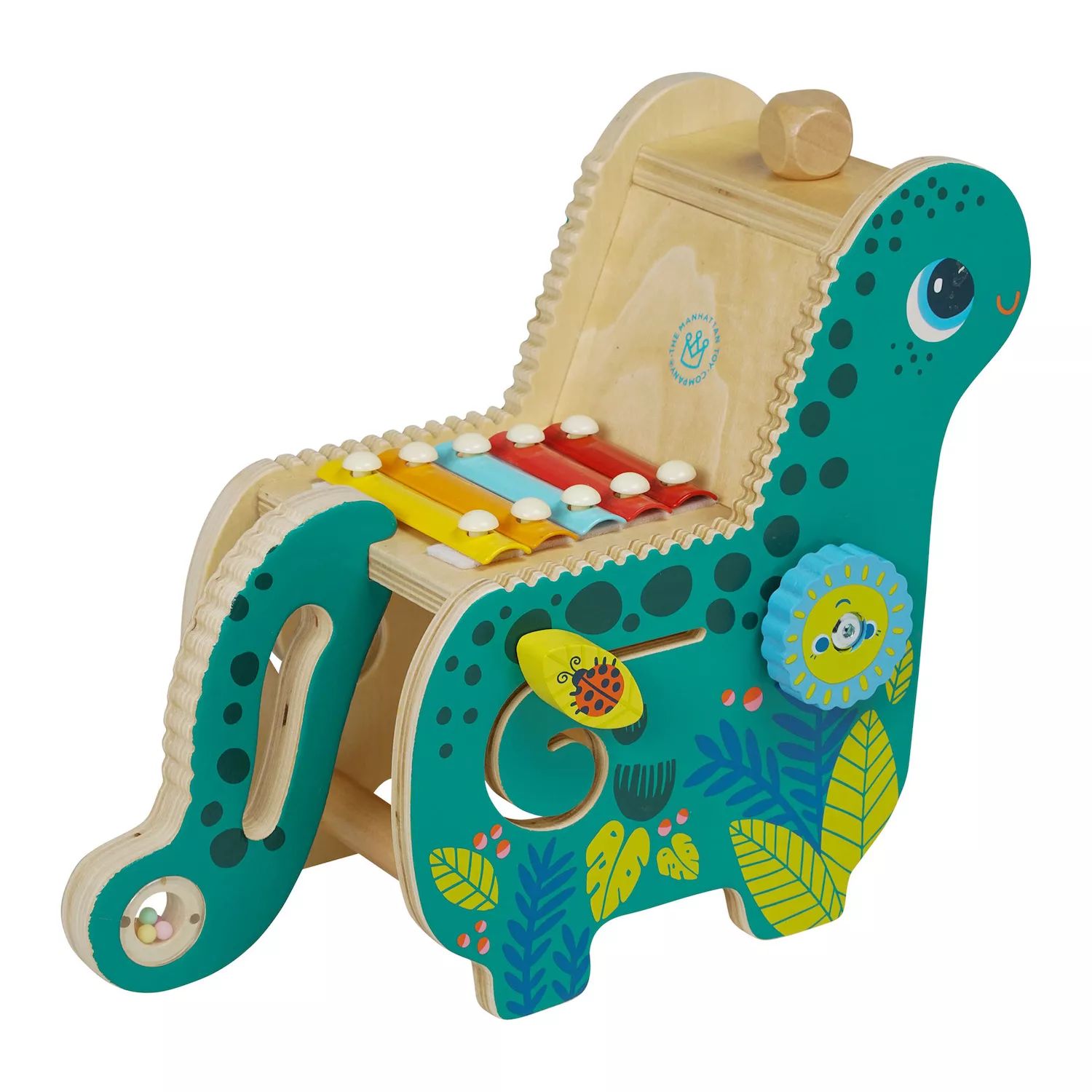 Манхэттенский игрушечный музыкальный Диего Дино, деревянный инструмент Manhattan Toy