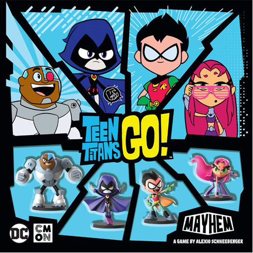 Настольная игра Teen Titans Go! Mayhem комбинезон для отдыха teen titans go мультиколор