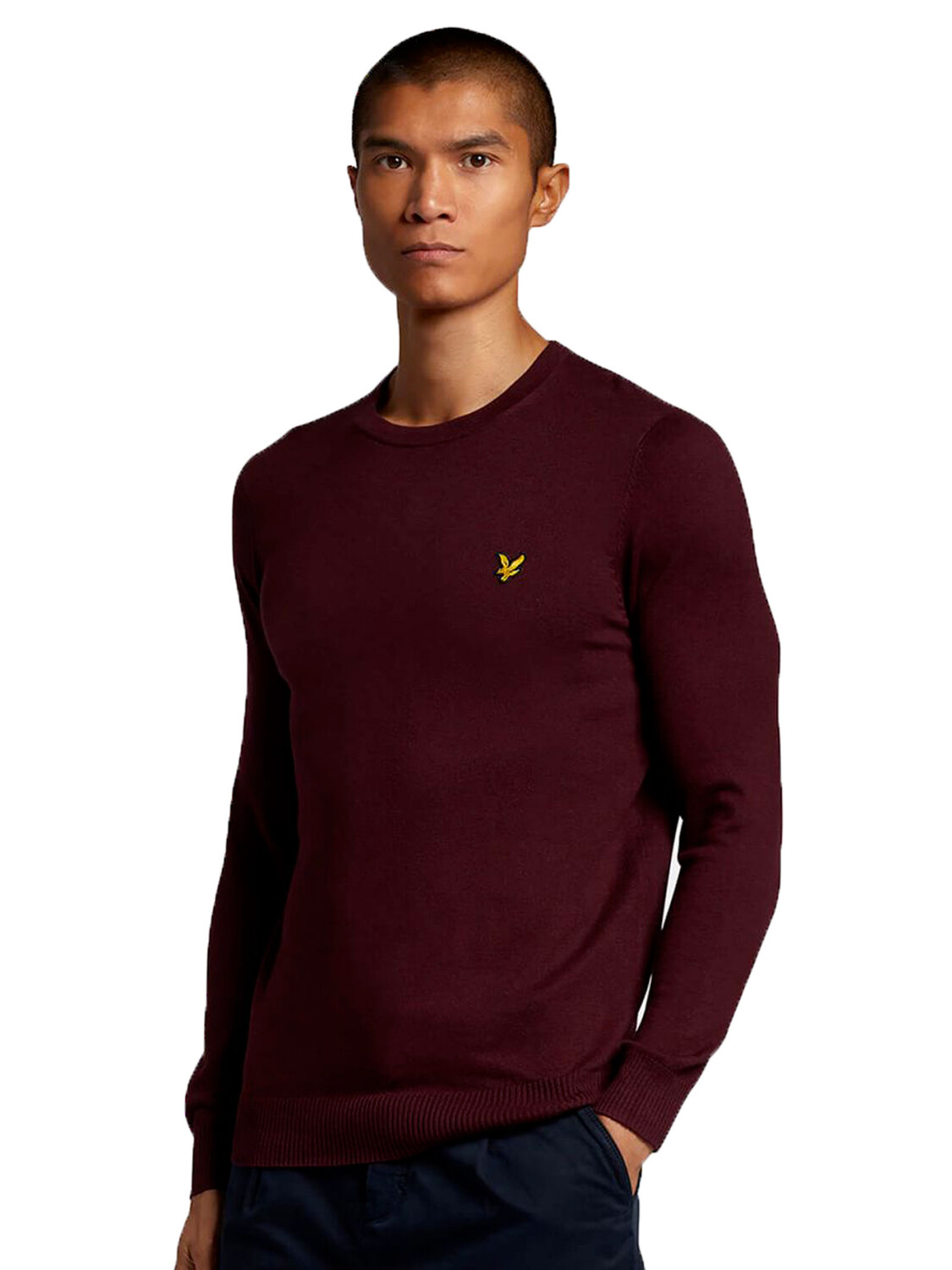 

Свитер LYLE & SCOTT с круглым вырезом, красный