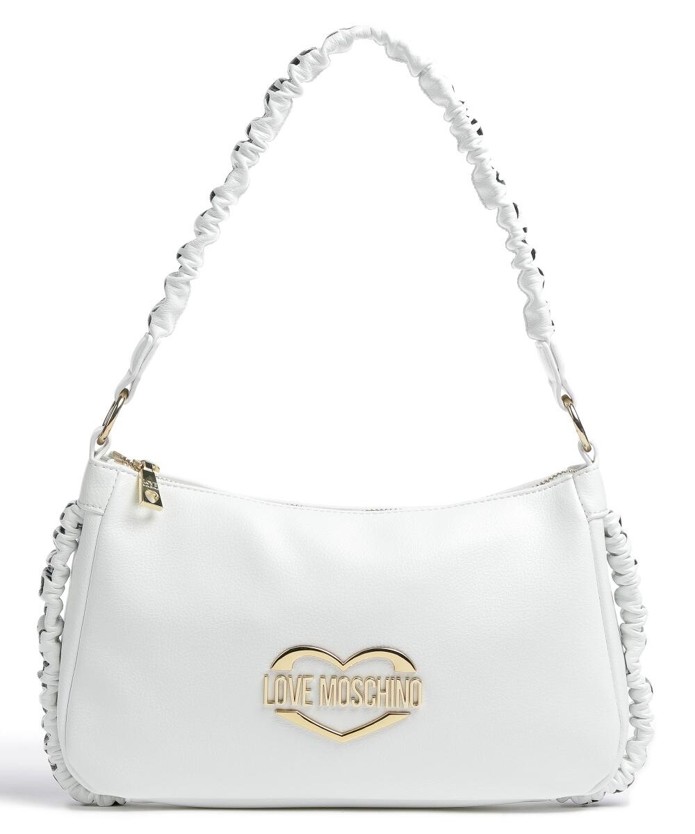 

Сумка через плечо из искусственной кожи с ремешком с логотипом Love Moschino, белый