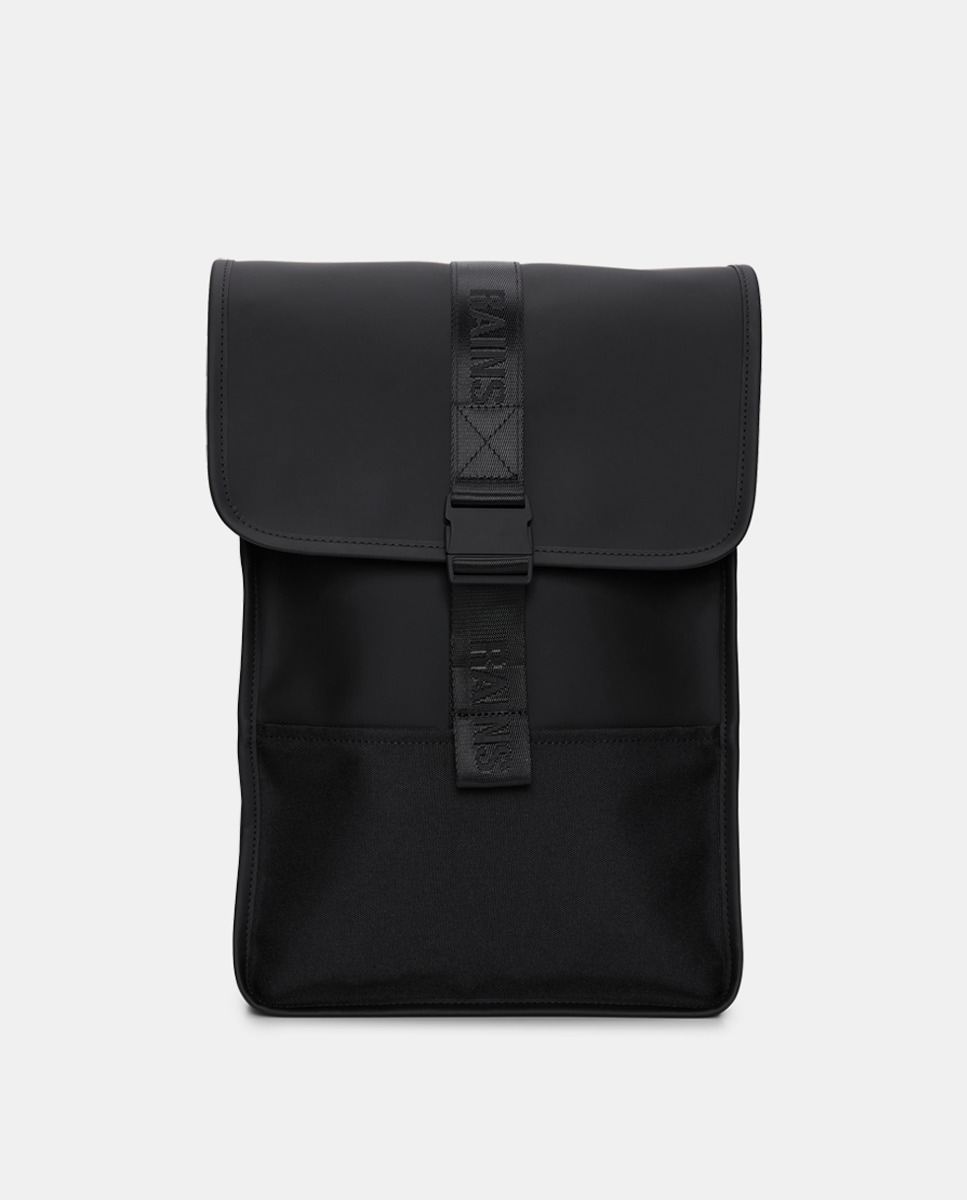 Мини-рюкзак Trail черного цвета, водостойкий Rains, черный водостойкий рюкзак wiwu для ноутбука elites backpack серый
