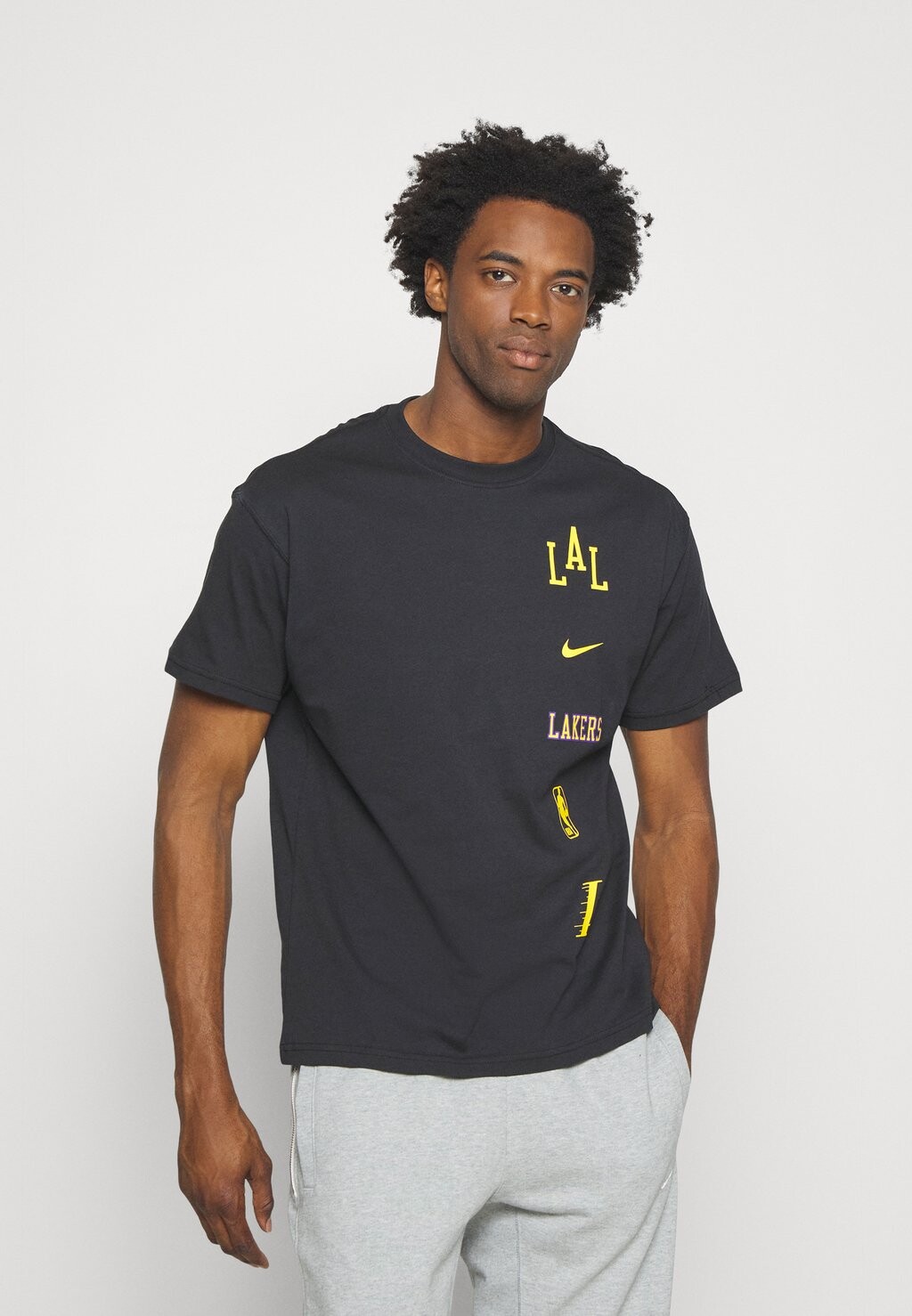 

Team Nba Los Angeles Lakers City Edition Tee Nike, черный