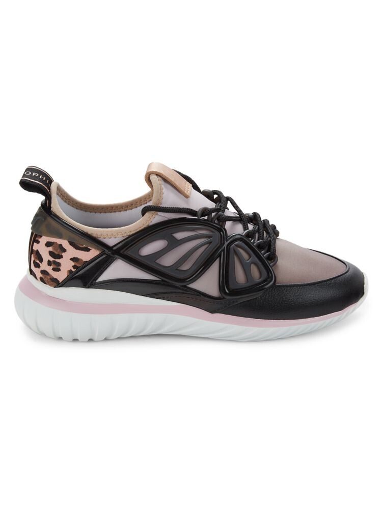 

Кроссовки Fly-By Butterfly Mix Media Sophia Webster, цвет Black Pink