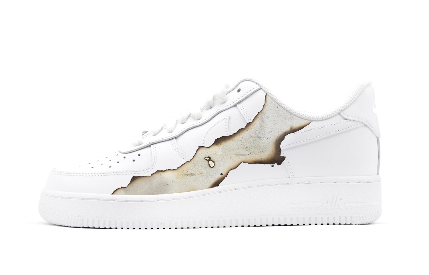 

Кроссовки Nike Air Force 1 Skateboarding Shoes Men Low-top White/yellow, белый