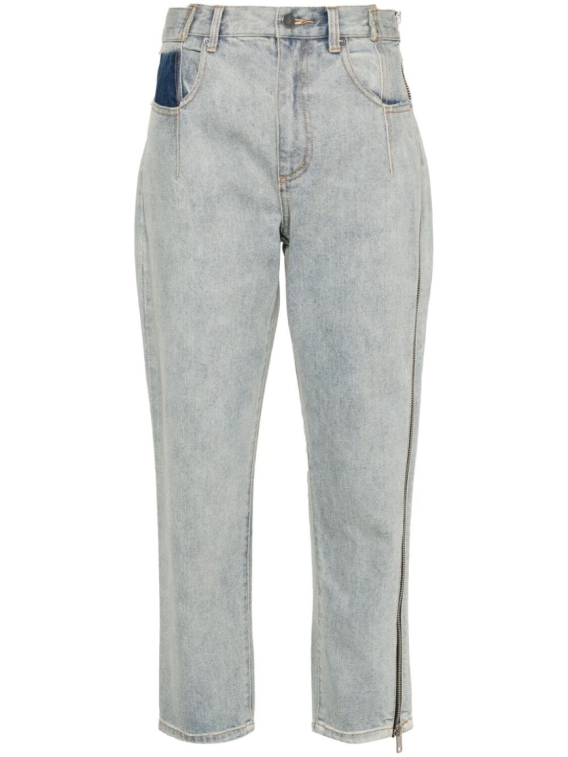 

3.1 Phillip Lim брюки из денима на молнии, синий