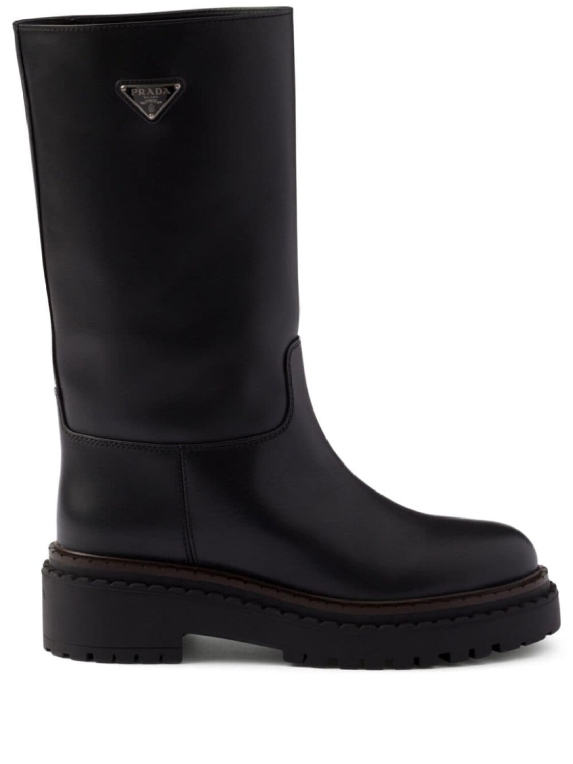 

Prada сапоги с пряжкой, черный