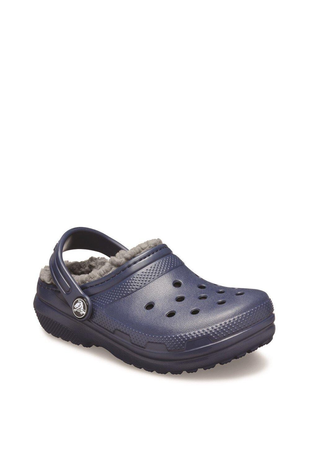 

Детские классические сабо на подкладке Crocs, темно-синий