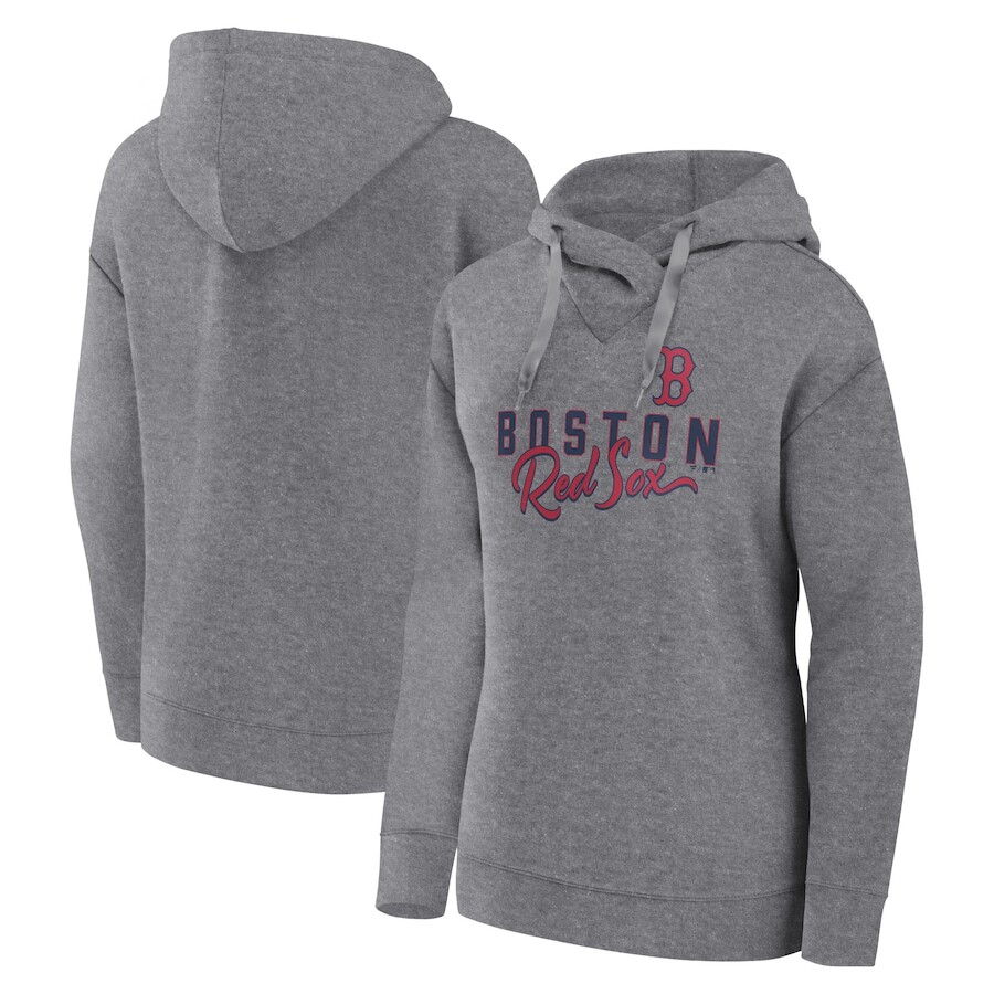 

Пуловер с капюшоном Fanatics Branded Boston Red Sox, серый