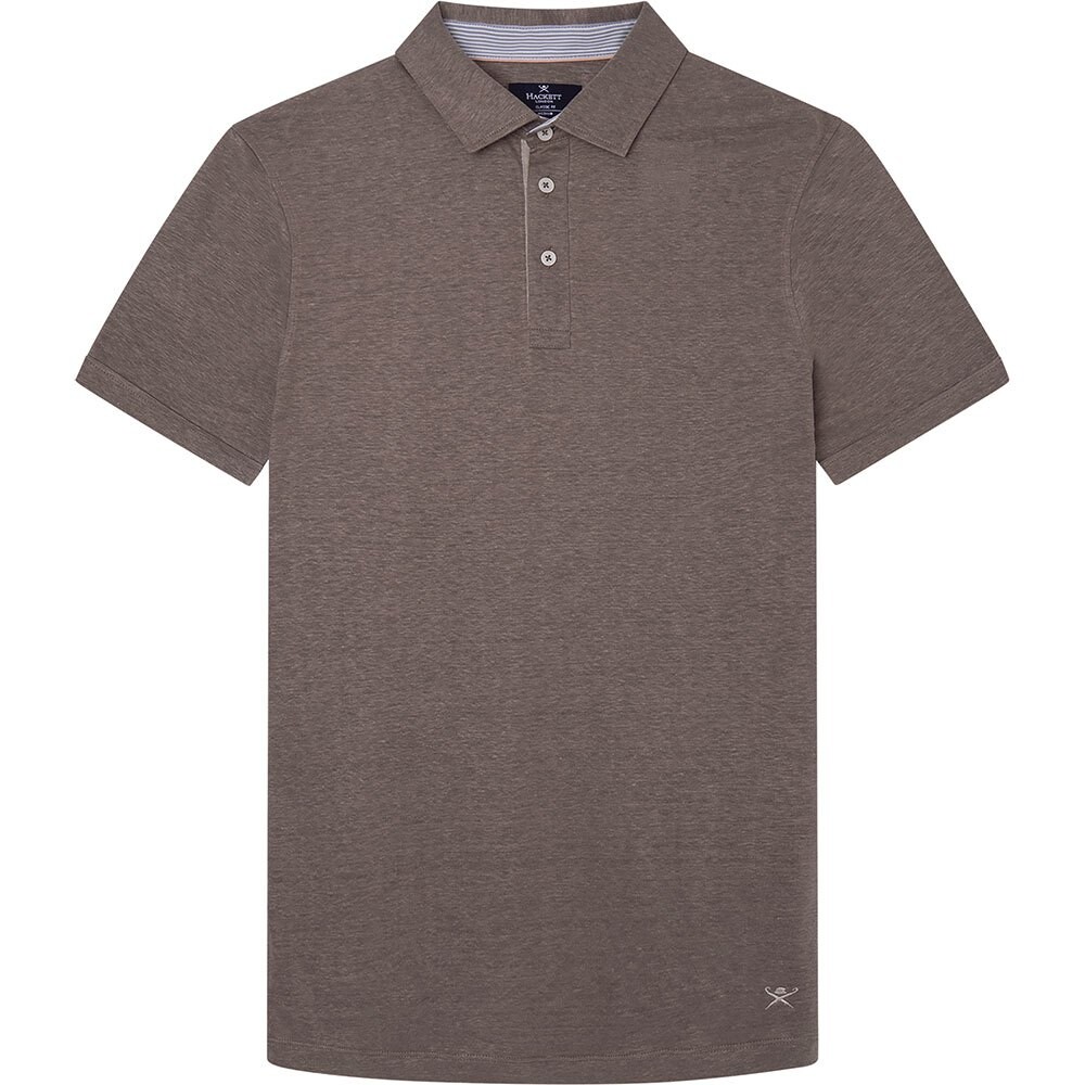 

Поло с коротким рукавом Hackett Stripe Trim, коричневый