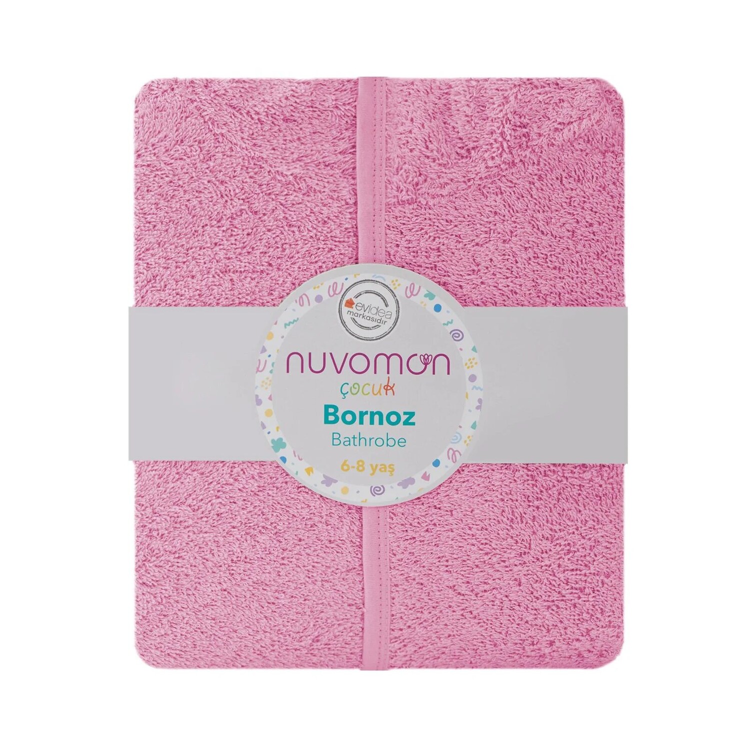 

Детский халат Nuvomon - розовый - 8-10 лет