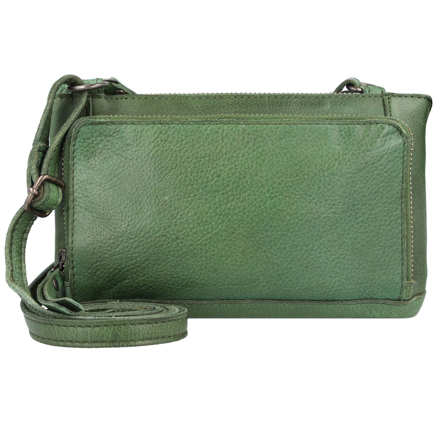 

Сумка через плечо Greenburry Soft Umhängetasche Leder 20 см, цвет emerald green