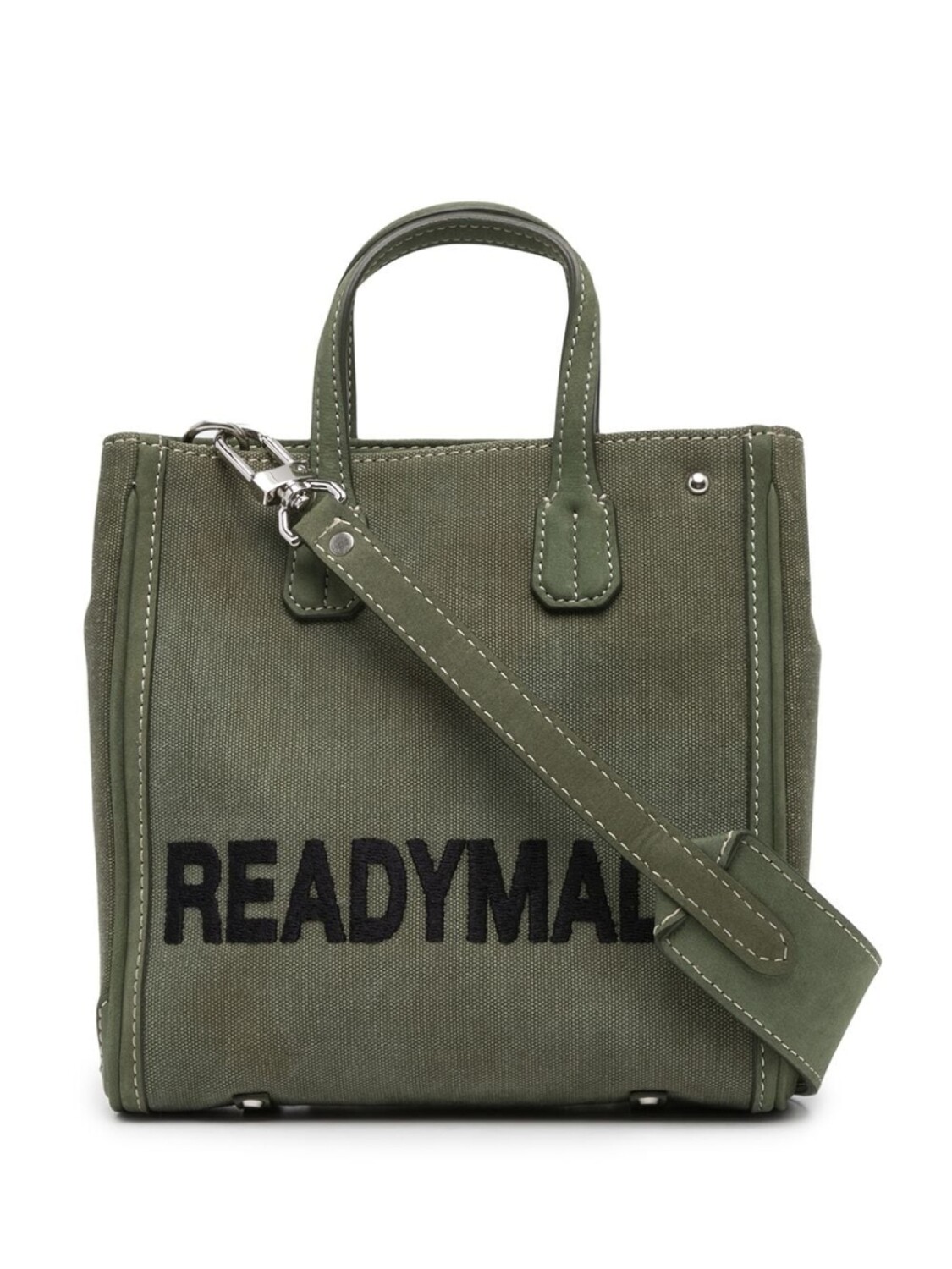 

Readymade сумка на плечо с вышитым логотипом, зеленый