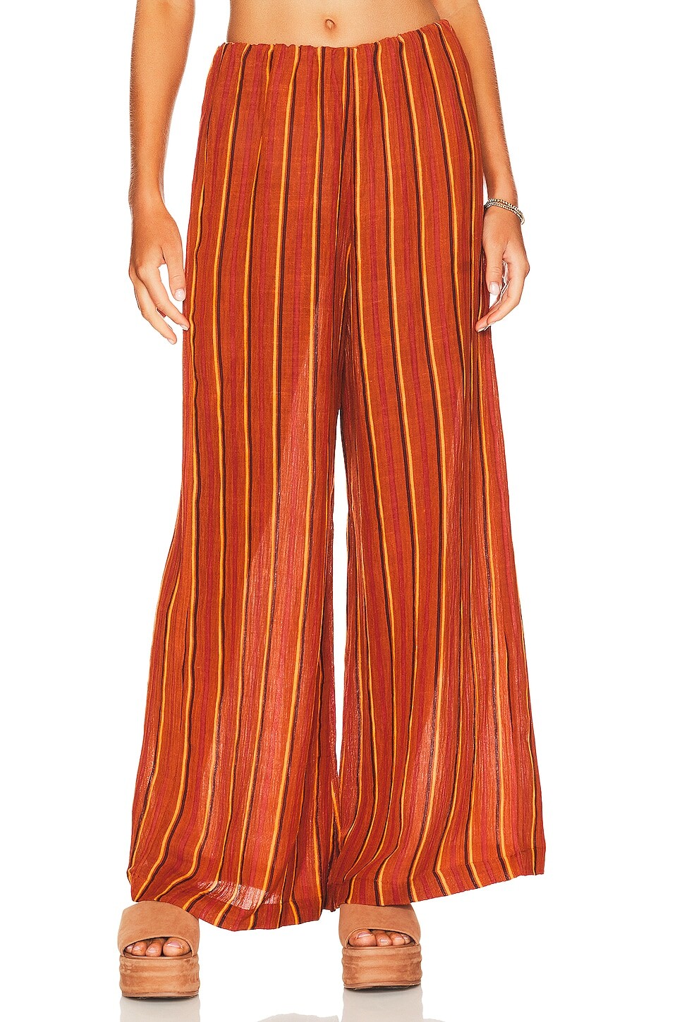 

Брюки FAITHFULL THE BRAND Rupina, цвет Aria Stripe Print