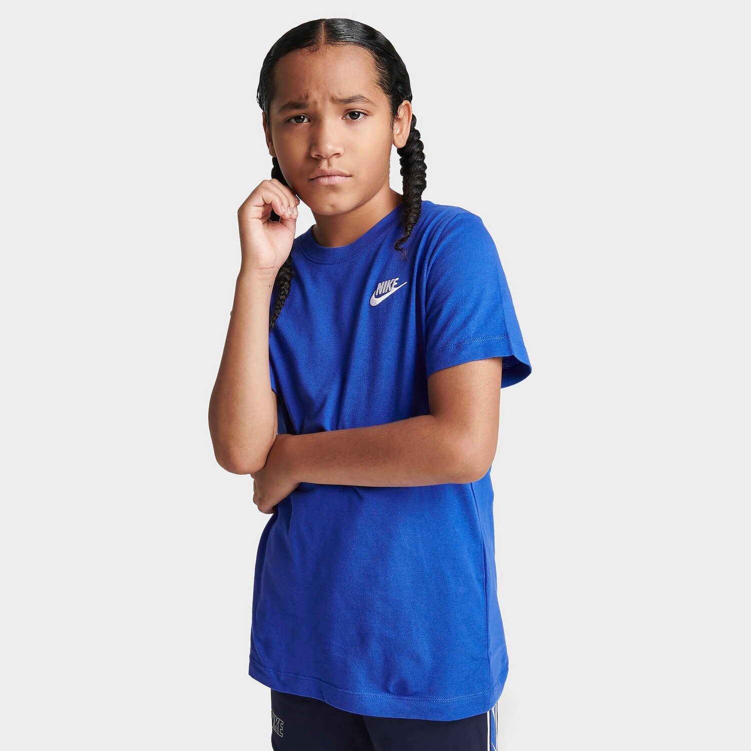 

Детская футболка с логотипом Nike Sportswear, синий