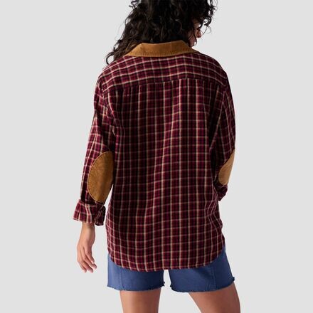 

Фланелевая рубашка на пуговицах женская Stoic, цвет Red/Tan Plaid