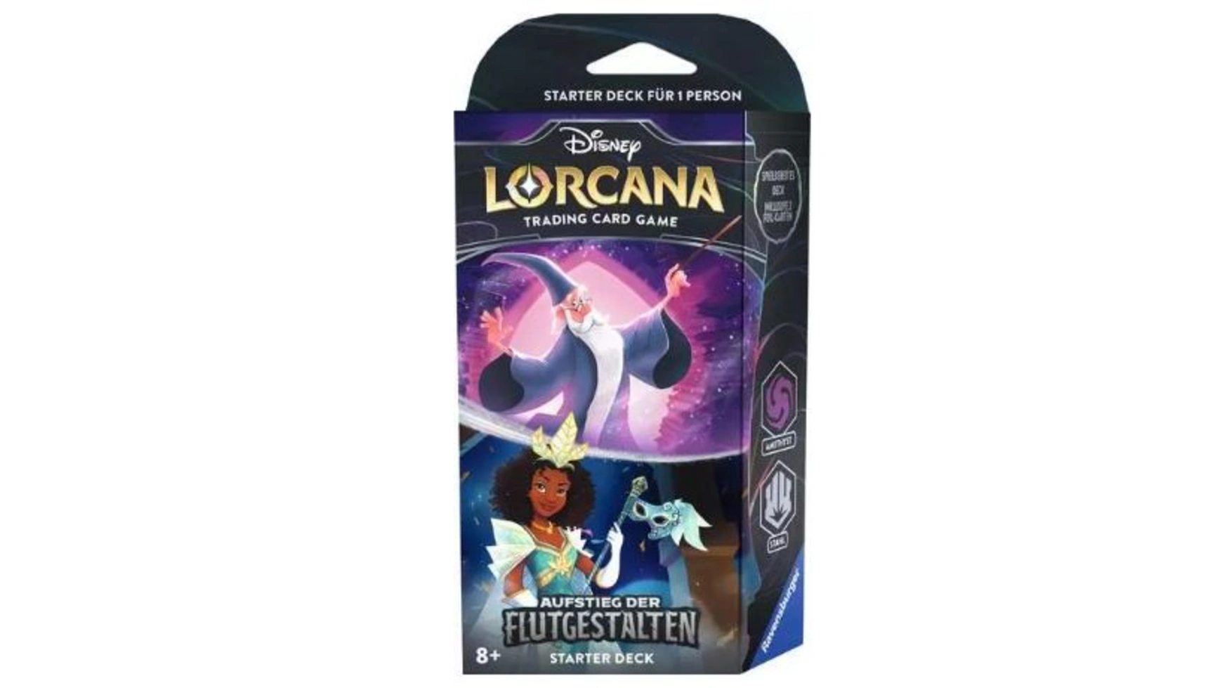 

Ravensburger Disney Lorcana: Rise of the Flood Forms Стартовая колода Аметист и сталь (на немецком языке)