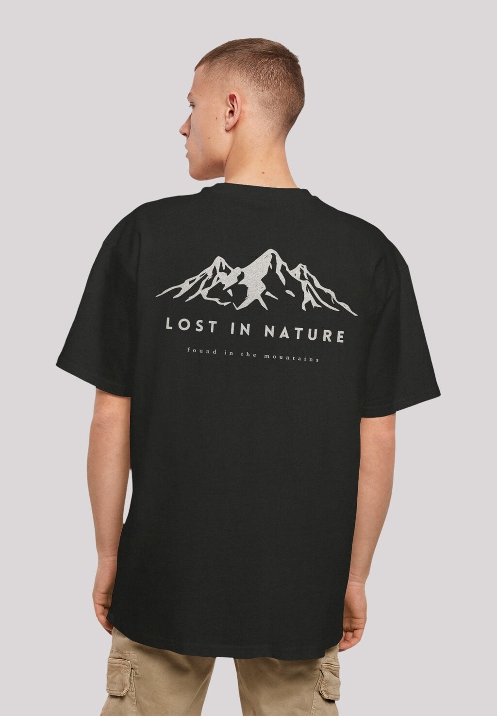 

Футболка с принтом LOST IN NATURE F4NT4STIC, цвет schwarz