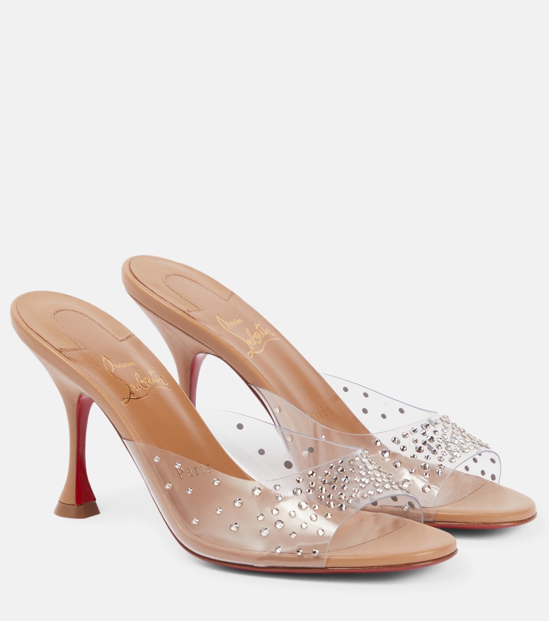 

Декорированные мюли Nudes Degramule Christian Louboutin, коричневый