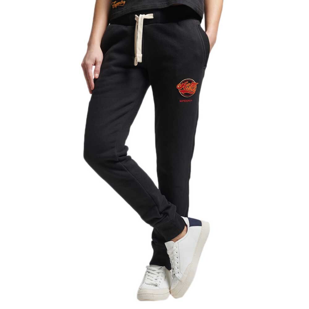 

Джоггеры Superdry Vintage Collegiate, черный