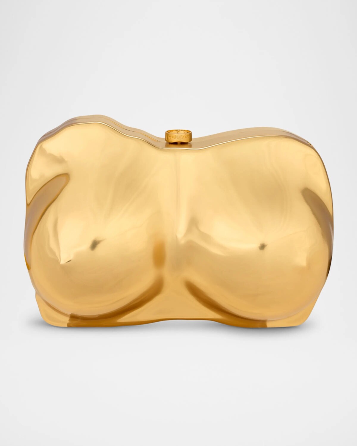 

Структурированный латунный клатч Reina Cult Gaia, цвет Brushed Brass