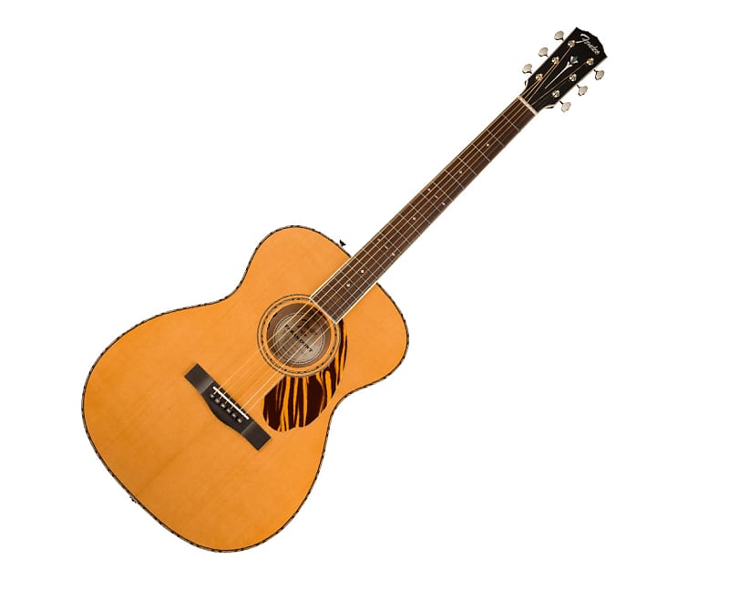 цена Акустическая гитара Fender PO-220E Orchestra w/ Case - Natural