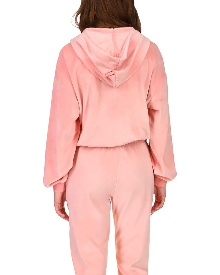 

Худи Sanctuary My Time 1/2 Zip Velour Hoodie, цвет Peppermint