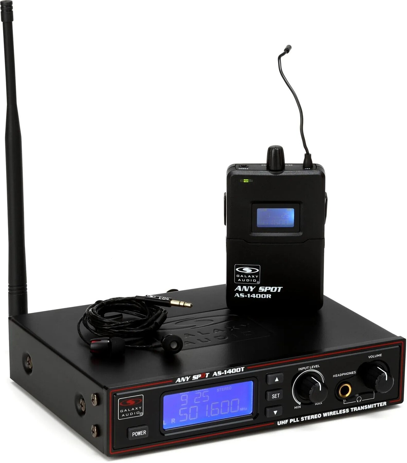 

Беспроводной персональный монитор Galaxy Audio AS-1400 — диапазон P