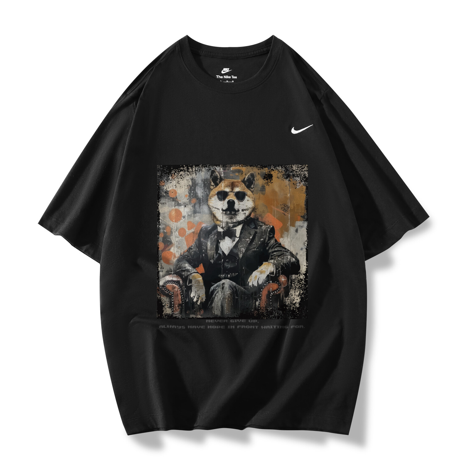 

Футболка унисекс черная Nike, черный