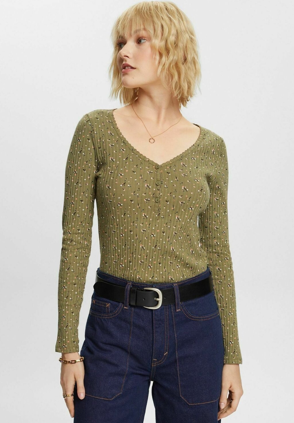 

Свитшот edc by Esprit, цвет khaki green