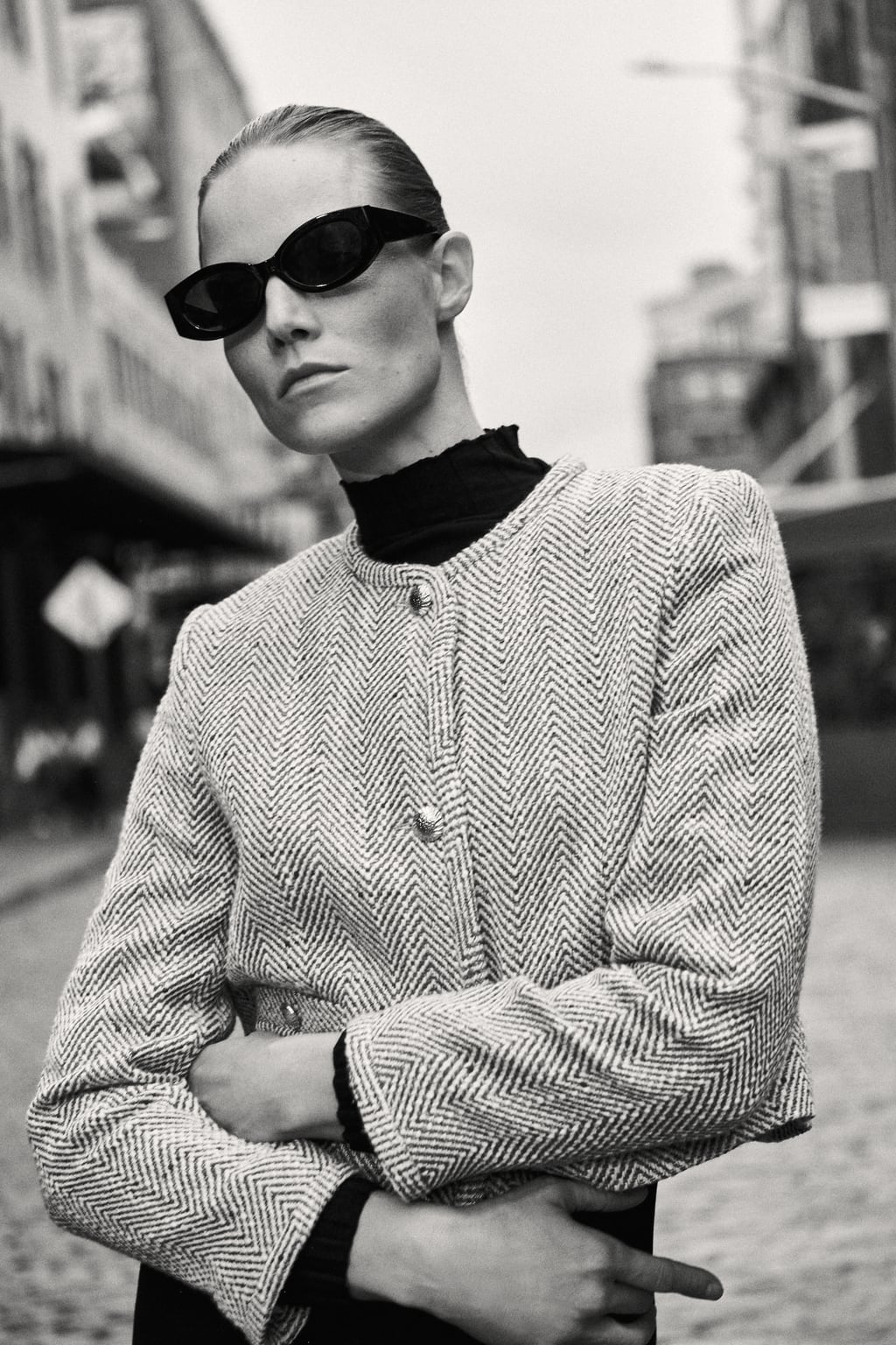 

Короткая фактурная куртка ZARA, разноцветный
