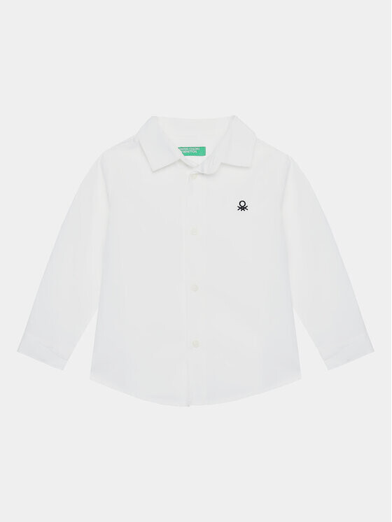 

Рубашка стандартного кроя United Colors Of Benetton, белый