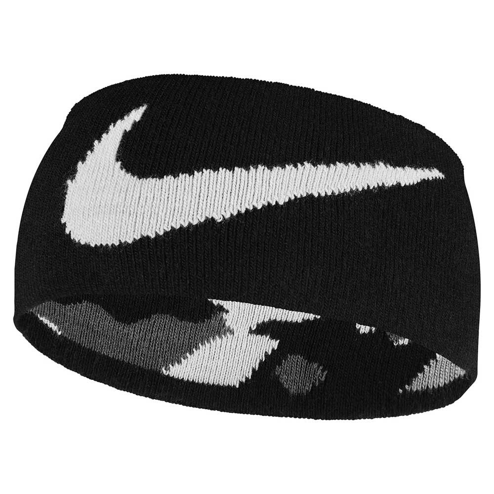 

Повязка на голову Nike Seamless Knit Reversible Graphic, черный