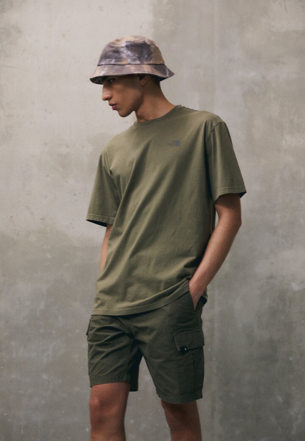 

Базовая футболка Heritage Tee The North Face, цвет taupe green