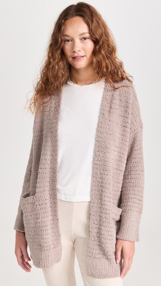

Кардиган Barefoot Dreams CozyChic Boucle Welt Pocket