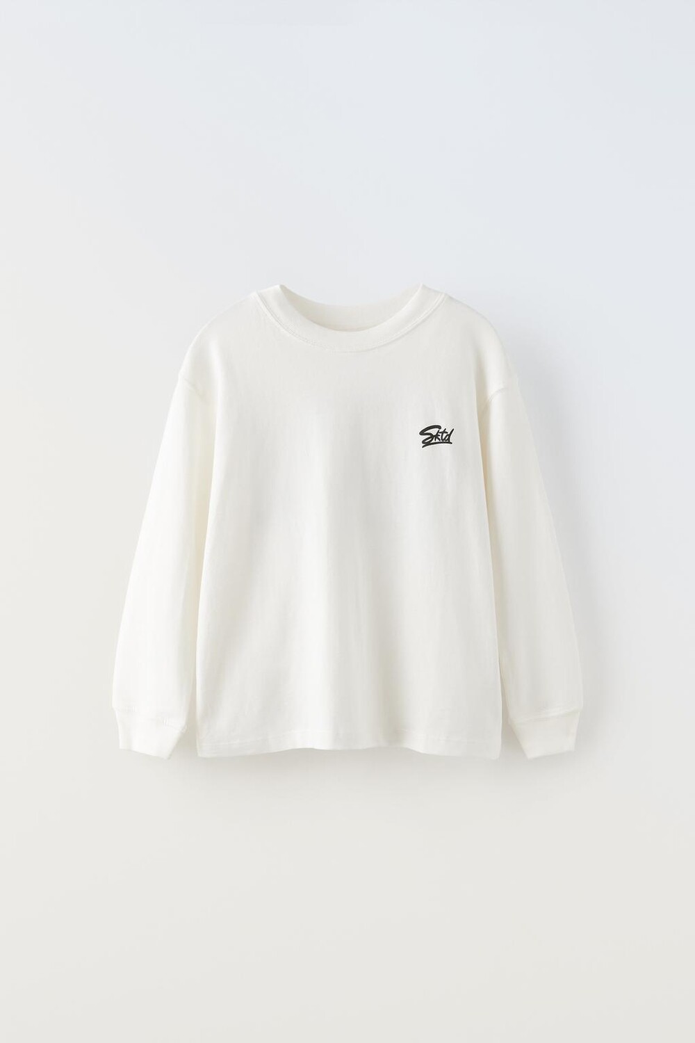 

Футболка сктд ZARA, экрю