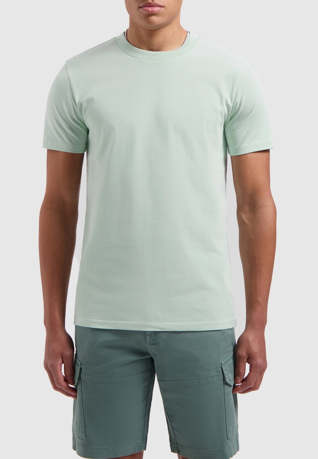 цена Базовая футболка REGULAR FIT CREWNECK Pure Path, цвет mint