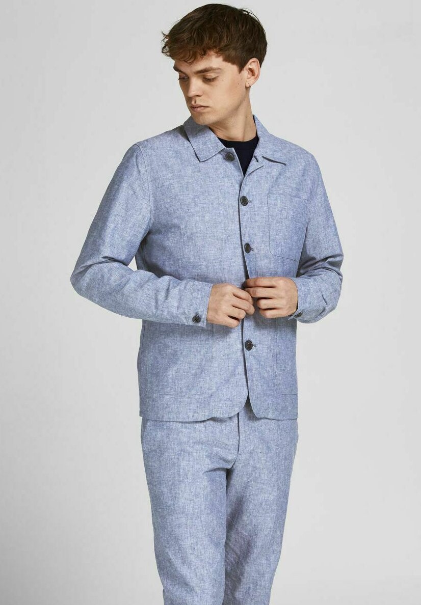 

Куртка Jack & Jones JPRLINEN HYBRID, голубой, Синий