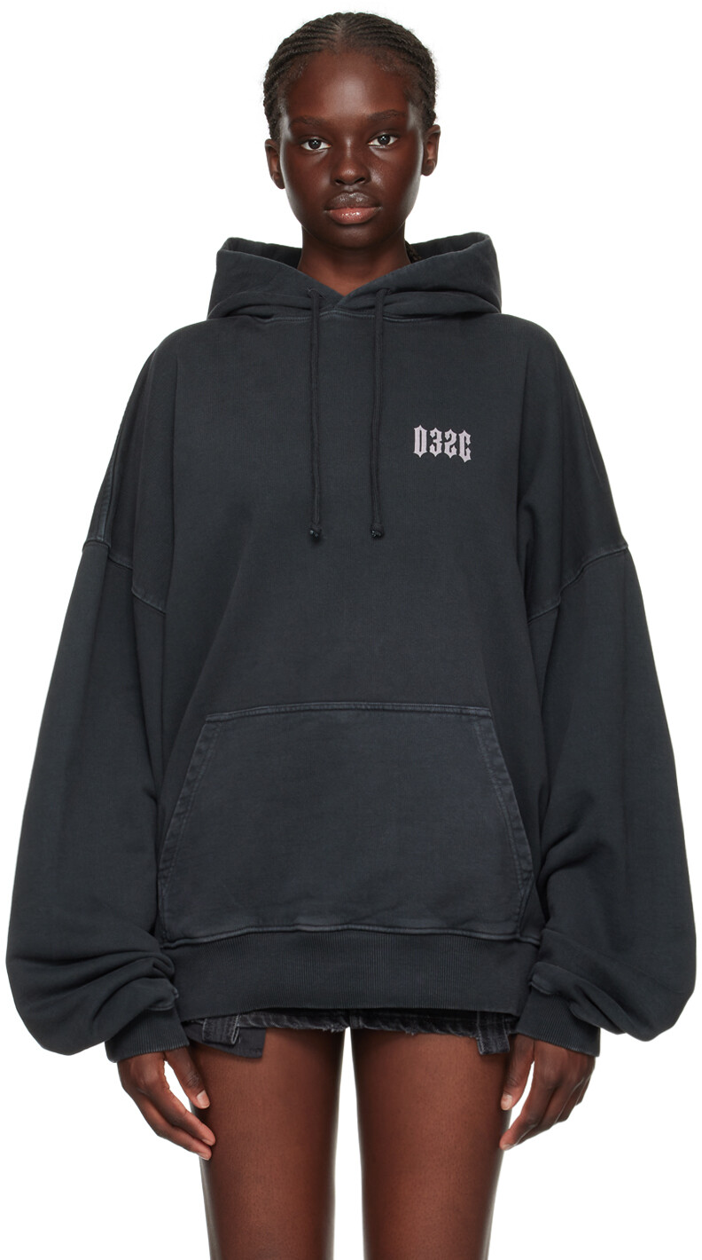

Черный худи Kepler Faded 032c