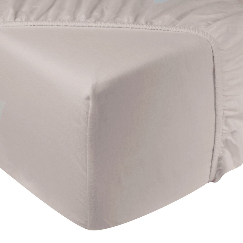 

Простыня DoubleDry 140x200см - 100% хлопок - простыня на подгонке - сертификат OEKO-TEX - планка 30см - бежевый