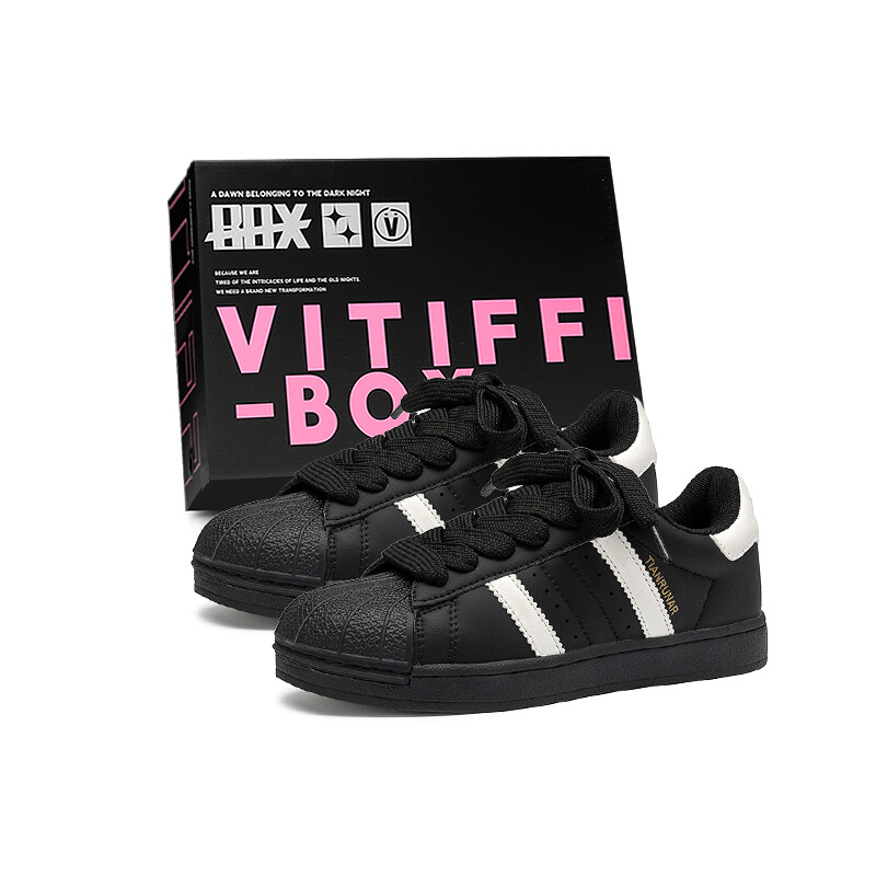 

Кроссовки Vitiffi Skateboarding Shoes Unisex Low-top, черный