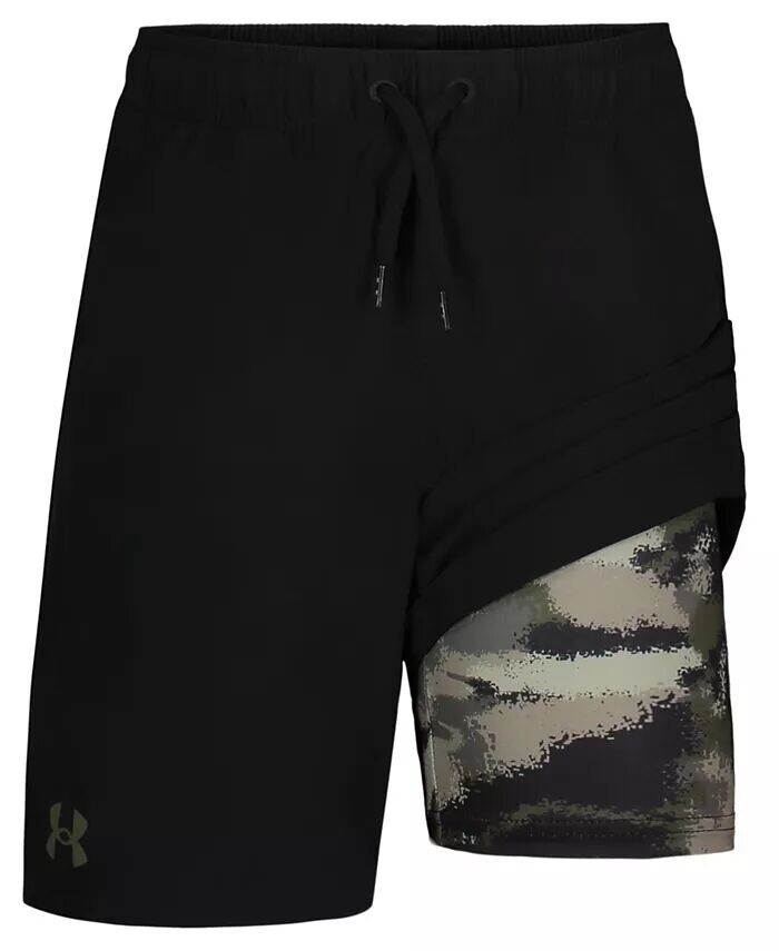 

Компрессионные эластичные волейбольные шорты Big Boys UA Under Armour, черный