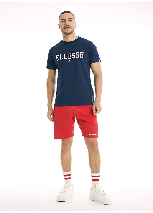 

Темно-синяя мужская футболка с круглым вырезом Ellesse, Синий