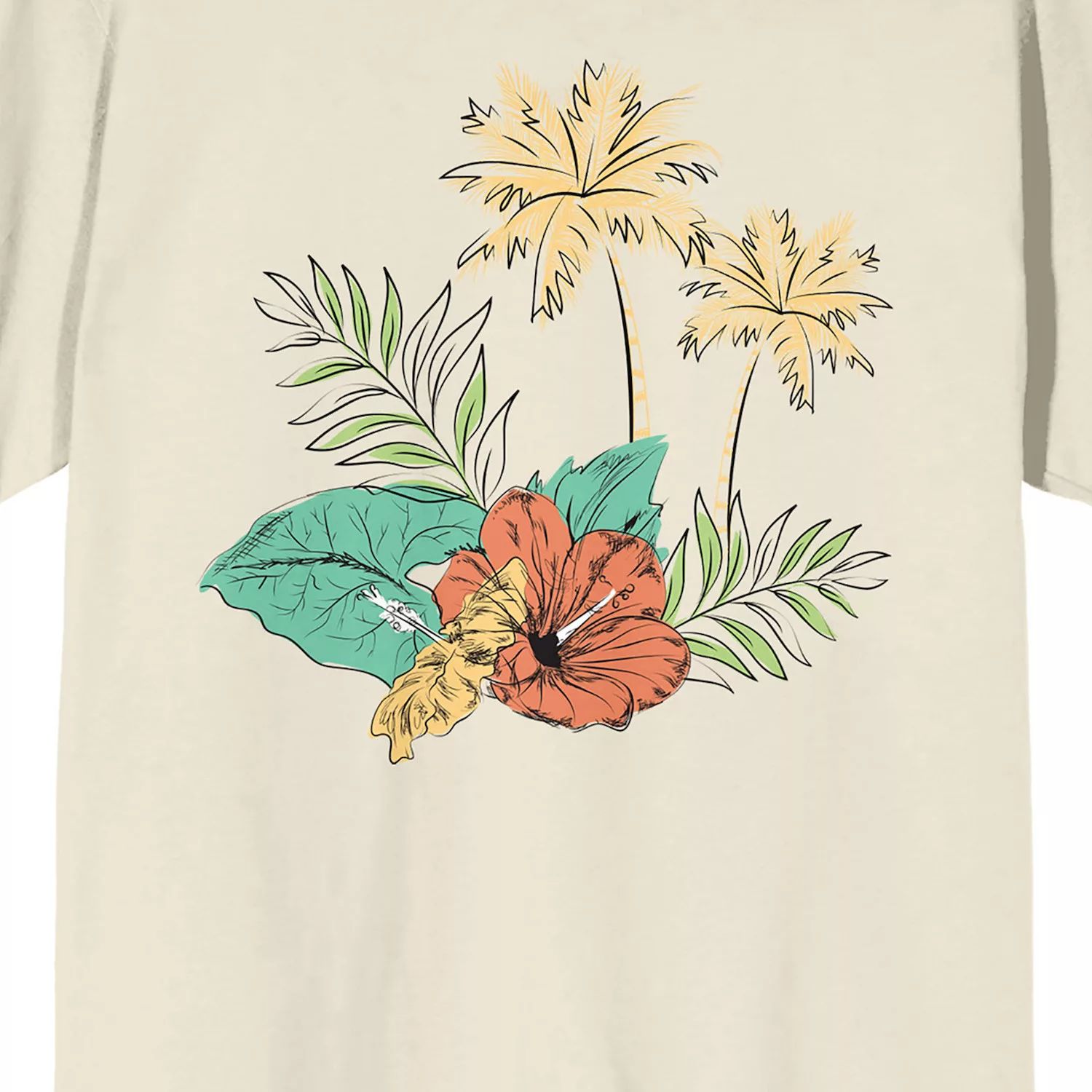 Мужская футболка Celestial Tropics с пальмовой ветвью Licensed Character