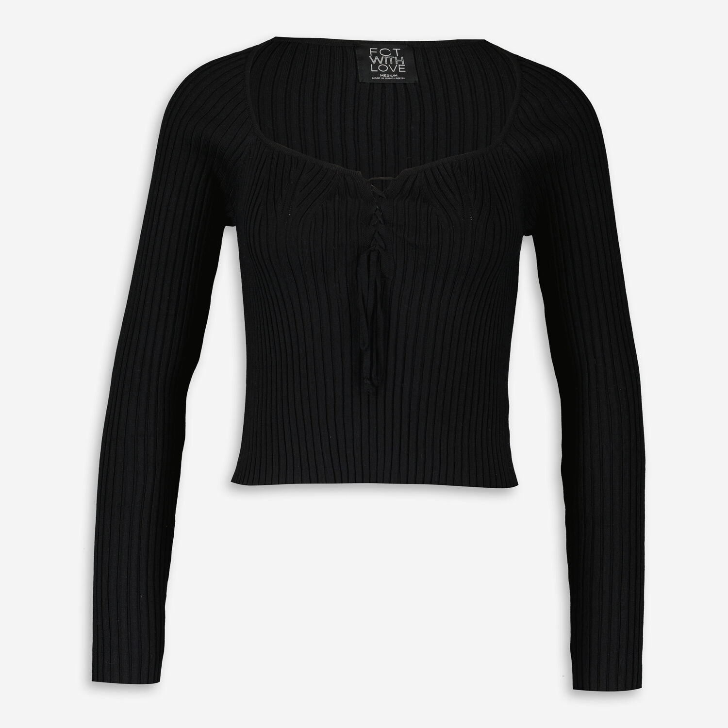 Черный свитер со шнуровкой Fct Basics