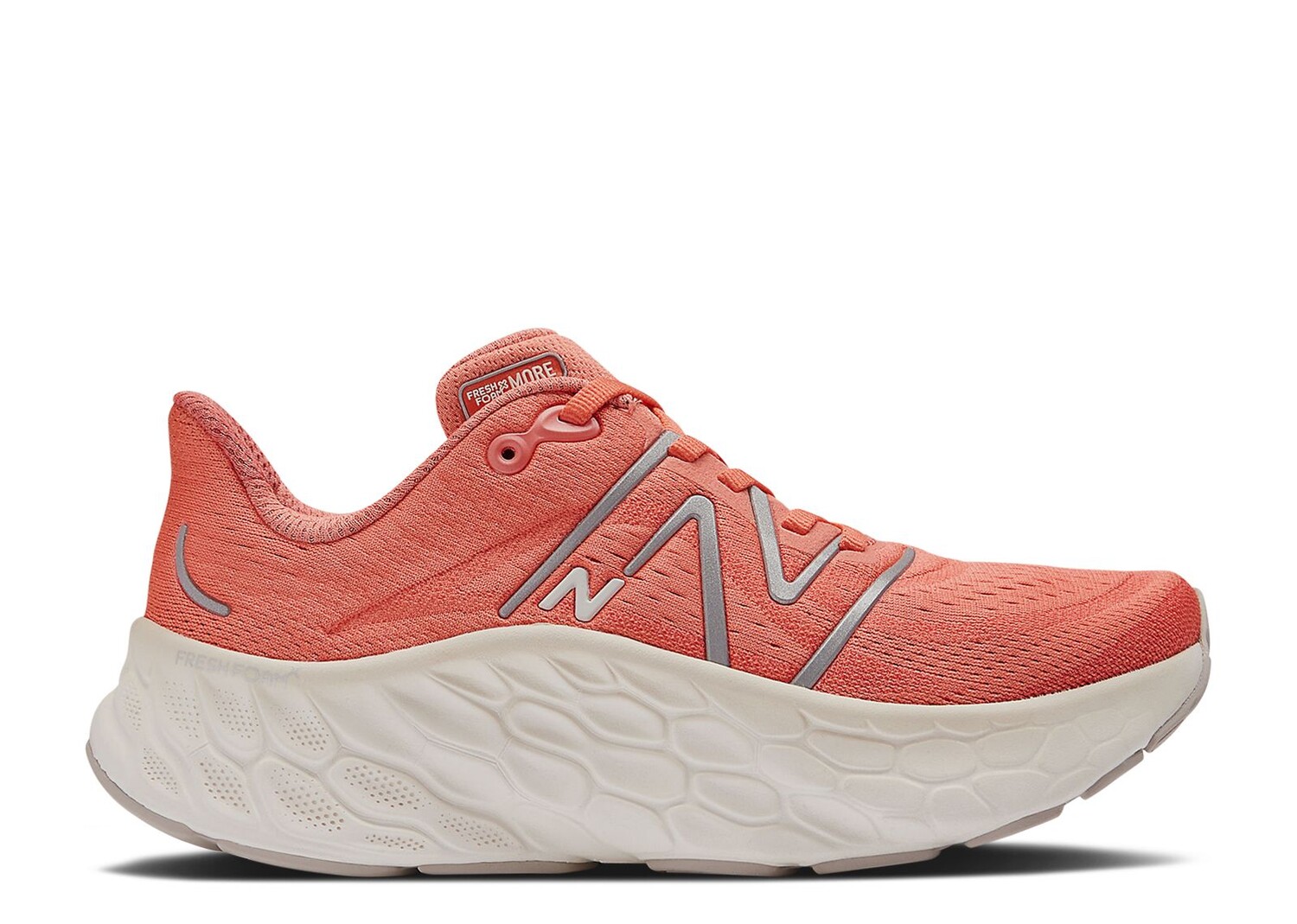 

Кроссовки New Balance Wmns Fresh Foam X More V4 'Gulf Red Silver Metallic', розовый