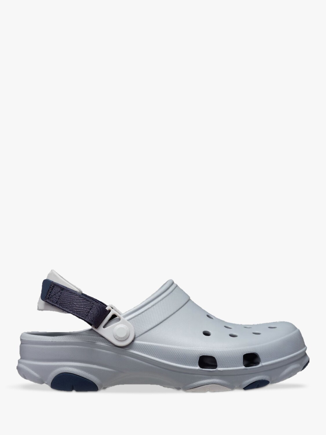 

Классические вездеходные сабо Crocs, светло-серые