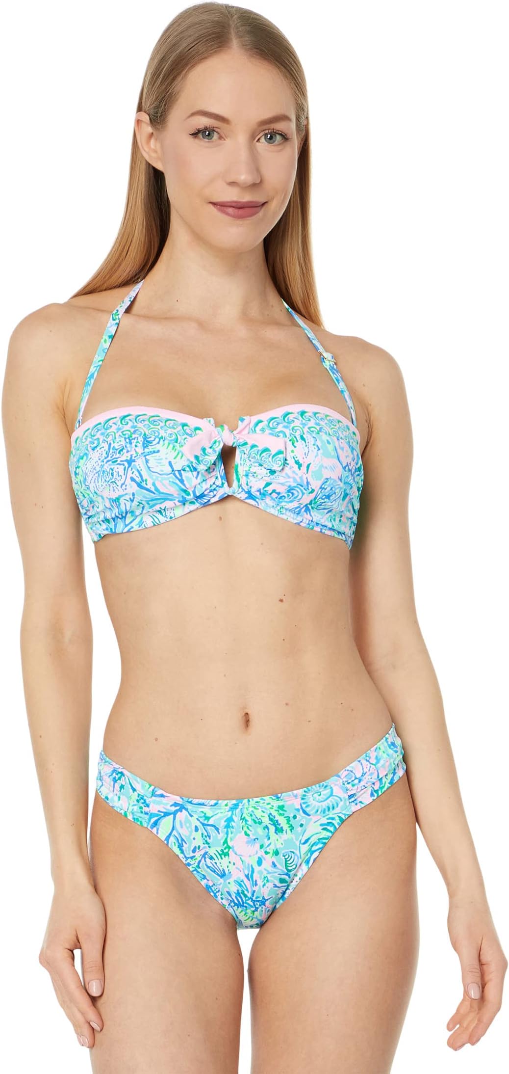 

Агнес Топ Lilly Pulitzer, цвет Surf Blue Soleil It On Me