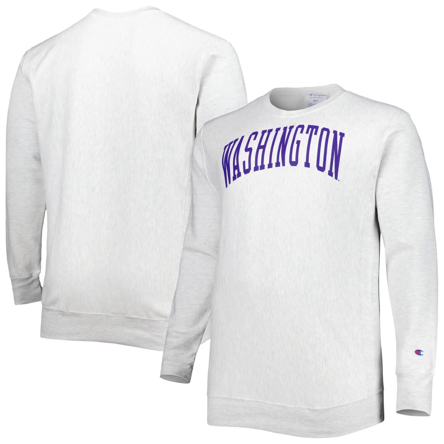 

Мужской свитшот Heather Grey Washington Huskies Big & Tall